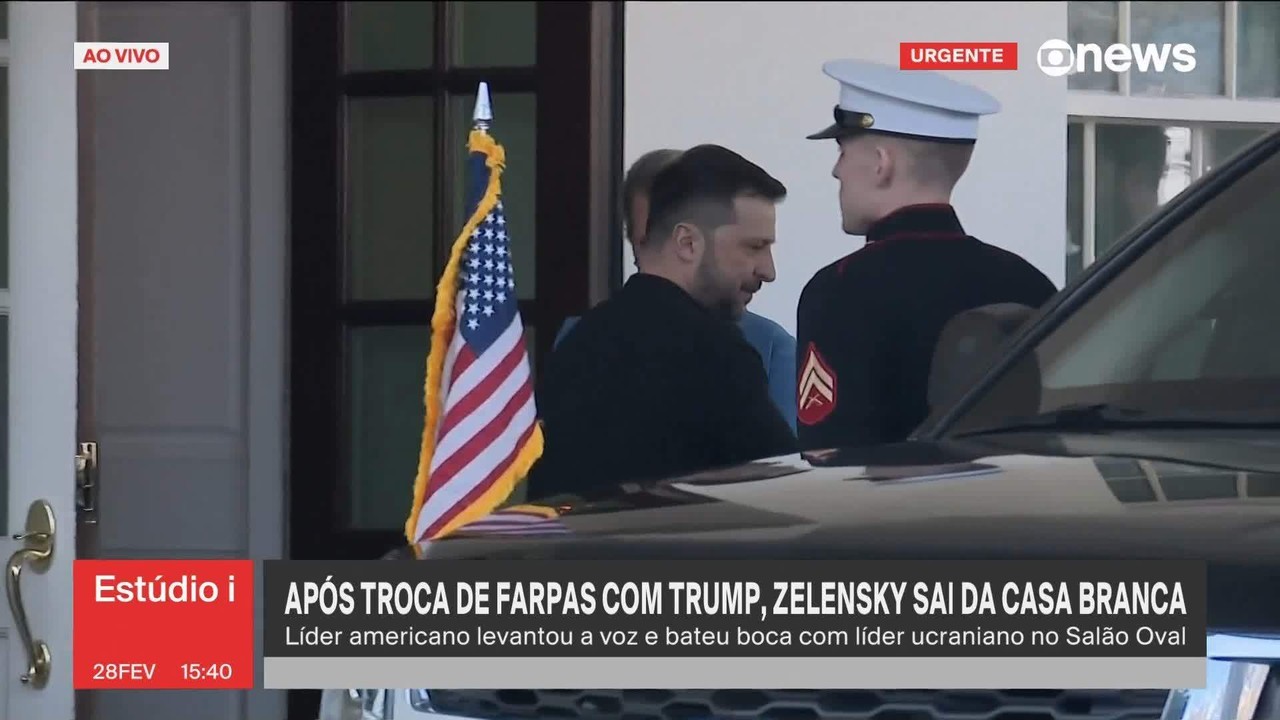 Após bate-boca entre Trump e Zelensky, EUA e Ucrânia não assinam acordo sobre terras raras