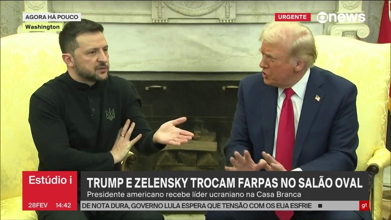 É um milagre que Trump e JD Vance não tenham agredido Zelensky, alfineta porta-voz russa, após bate-boca na Casa Branca