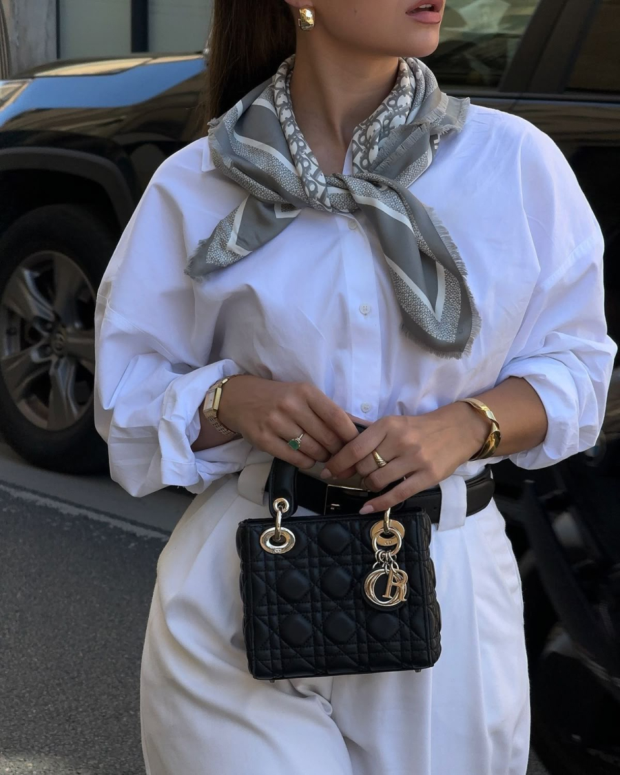 O Retorno dos Lenços: O Acessório que Define o Luxo Discreto da Temporada