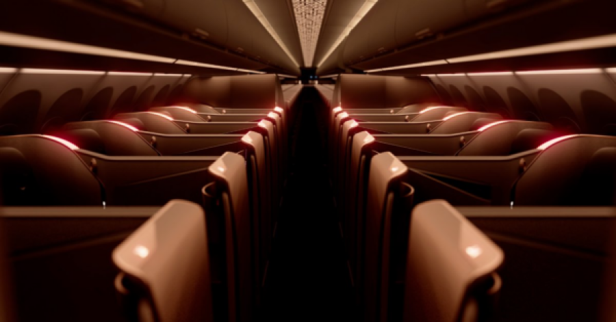 LATAM lança executiva com portas privativas e assentos flatbed em aviões de corredor único